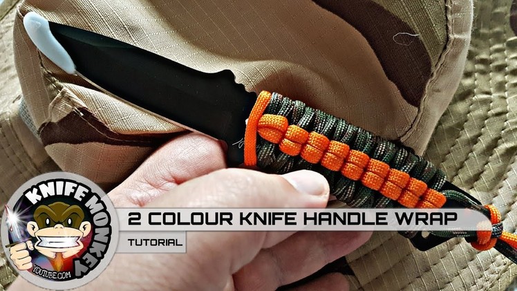 The Best Way To Wrap Your Knife Handle In Paracord 2 Colours