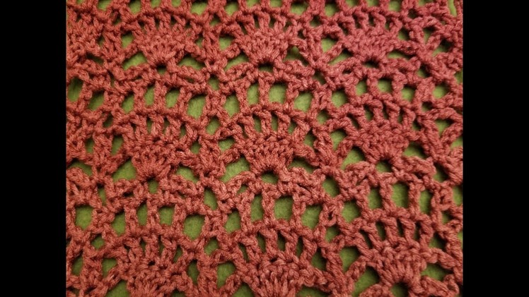 The Elegant Fan Stitch Crochet Tutorial!