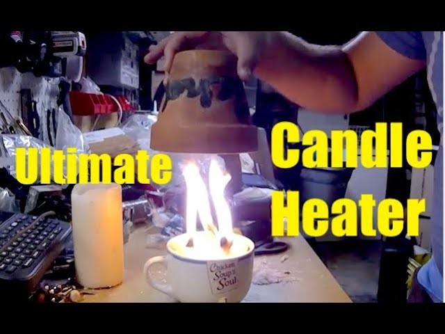 The Ultimate Flower Pot Candle Heater - DIY Radiant Space Heater - flower pot heater - Easy DIY