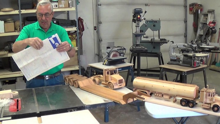 Video # 3 Wooden Toy Replicas (tractor trailer unit)