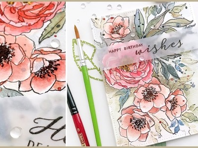 Watercoloring with Guest Artist NORINE BORYS