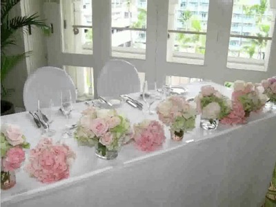 Wedding Top Table Flowers