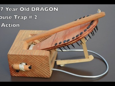 427 Year Old Style "Dragon" Mouse Trap # 2 - In Action - Mascall Mouse Trap