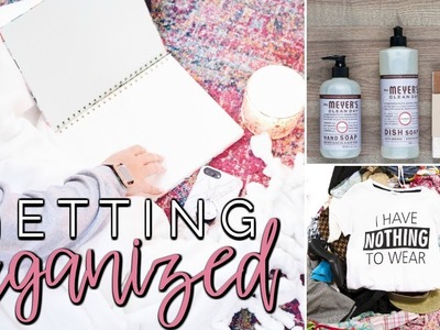 7 TIPS FOR GETTING ORGANIZED IN 2018 | CLEANING & ORGANIZING TIPS!! | Page Danielle