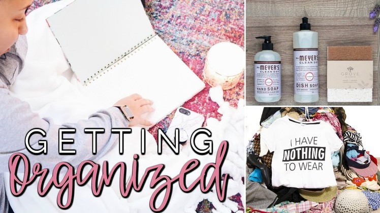 7 TIPS FOR GETTING ORGANIZED IN 2018 | CLEANING & ORGANIZING TIPS!! | Page Danielle