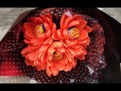 ABC TV | How To Make Valentine's Day Paper Flower Bouquet From Crepe Paper - Craft Tutorial