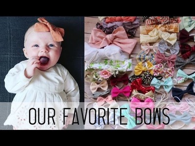 BABY BOW COLLECTION. FAVORITE ETSY SHOPS