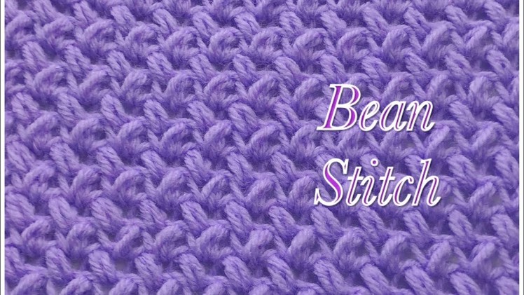 Bean Stitch -fast and easy crochet stitch #31