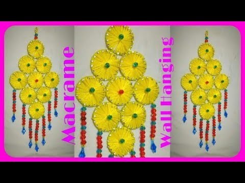 Best Use Of Wastage Bangle. Easy Wall Hanging for Home Decoration