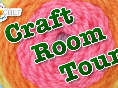 Craft Room Tour & Yarn Collection!