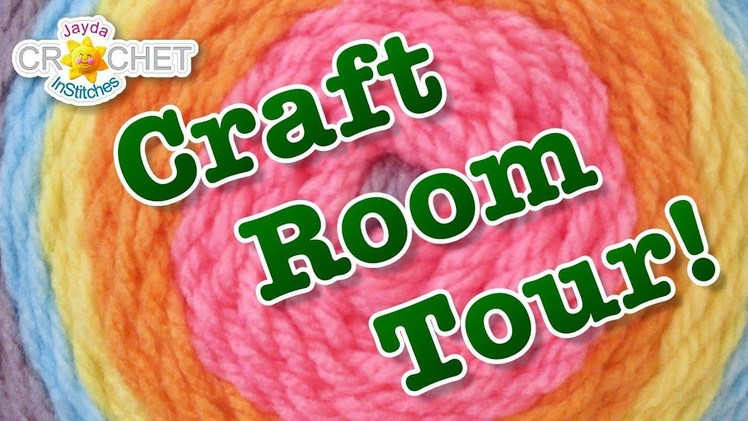 Craft Room Tour & Yarn Collection!