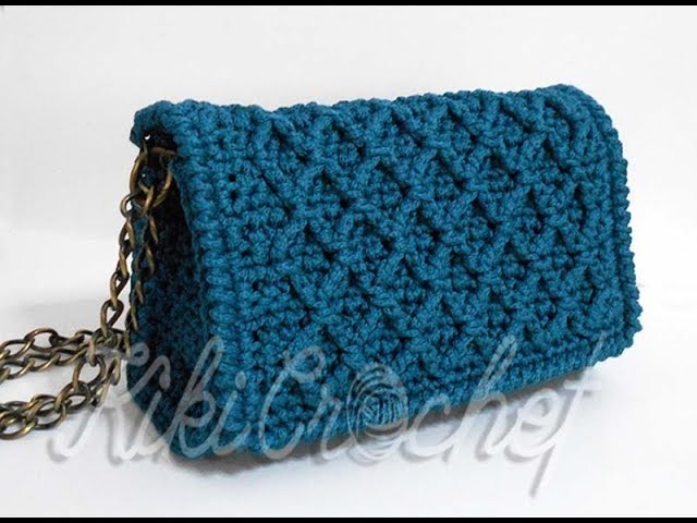 Crochet Diamond Stitch Purse (pt 1.2)