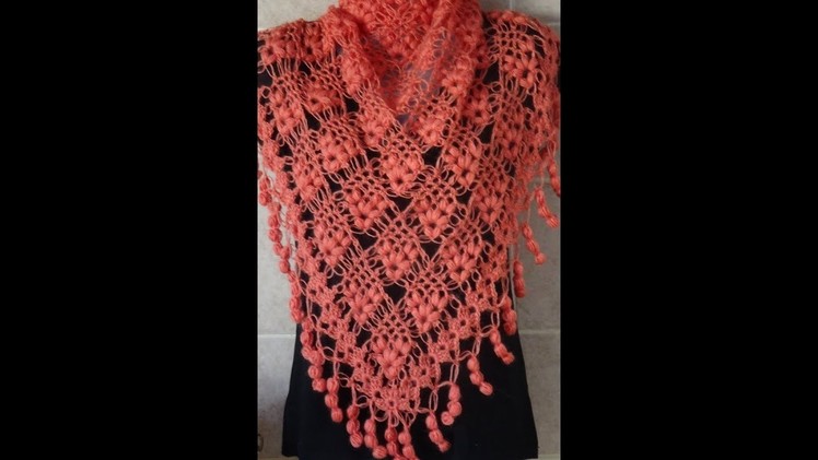 Crochet Pattern  * VERY PRETTY CROCHET PATTERN FOR A SHAWL*