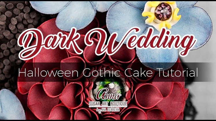 Dark Wedding - Halloween Gothic Cake Tutorial