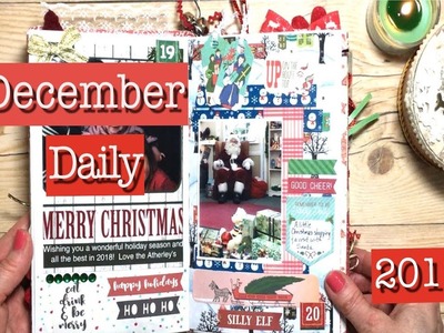 December Daily 2017 Completed Book - TN Style - Flip Through