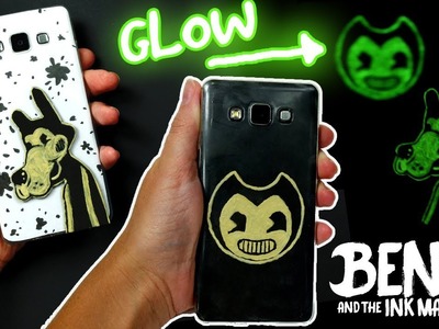 DIY BENDY and BORIS Phone Case | GLOWS in the dark!