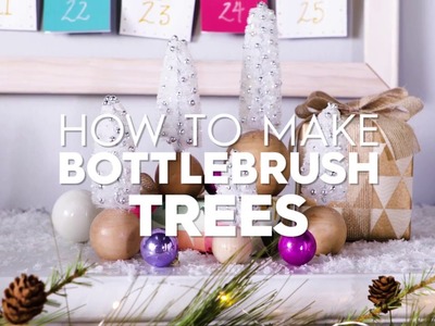 DIY Bottle Brush Trees