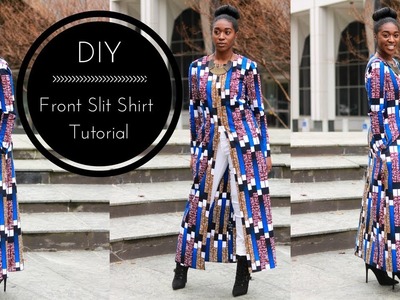 DIY | How To | Front Slit Shirt Tutorial Part 3