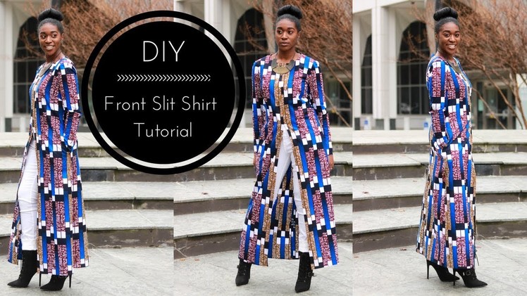DIY | How To | Front Slit Shirt Tutorial Part 3