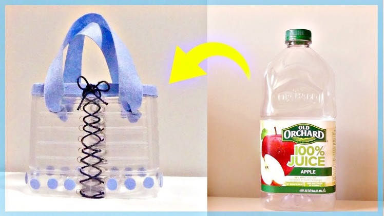 DIY No Sew Cute Handbag Out of Plastic Bottles