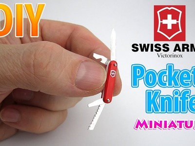 DIY Realistic Miniature Swiss Army pocket Knife
