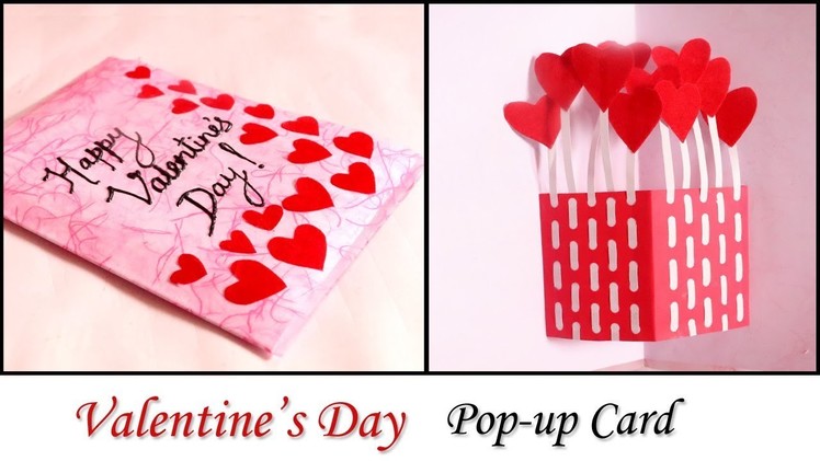 DIY Valentine Card | Handmade Pop Up Card for Valentine's Day