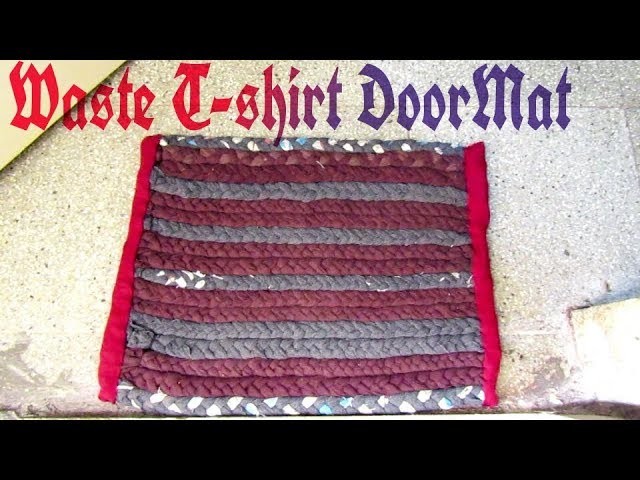 Doormat from waste cloth || Handmade || Diy || How to make Doormat at Home