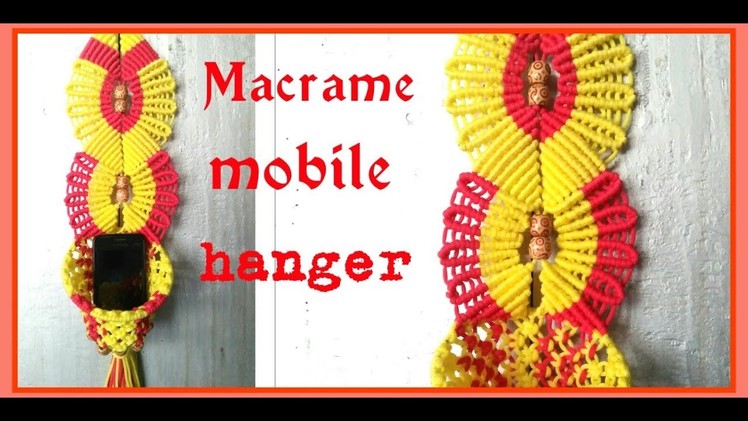 EASY Macrame mobile hanging.Wall hanging tutorial in hindi