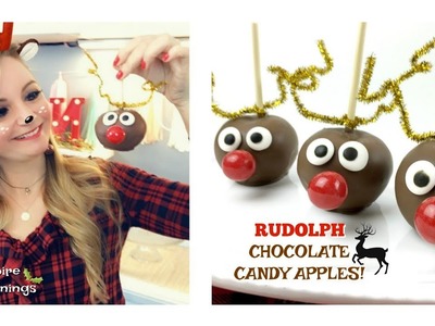EASY RUDOLPH CHOCOLATE CANDY MELT APPLES & GIVEAWAY! - INSPIRE HAPPENINGS