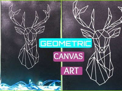 GEOMETRIC DEER STRING ART |  STRING ART |