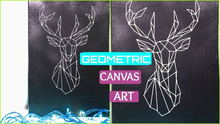 GEOMETRIC DEER STRING ART |  STRING ART |