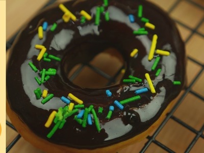Homemade Chocolate Donuts Recipe | doughnut recipe  By Food Fusion