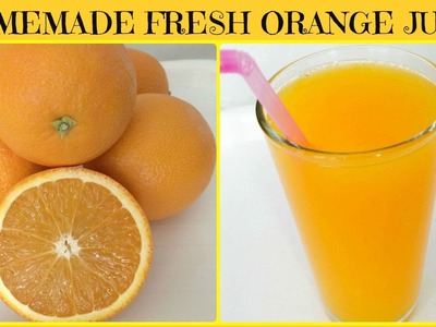 Homemade Freshly Squeezed Orange Juice