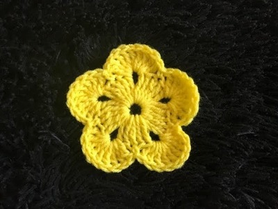 How to Crochet a Simple Flower Pattern #605│by ThePatternFamily