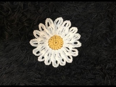 How to Crochet Daisy. Chamomile  Flower Pattern #617│by ThePatternFamily