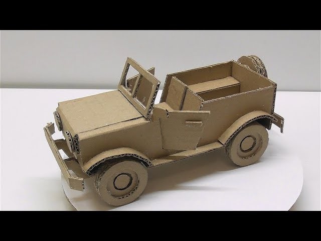 How to make a car from cardboard