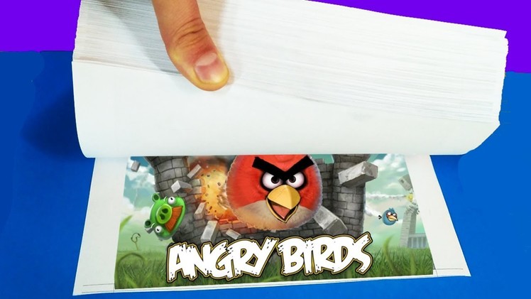 How to make a Flip Book Animation. Angry Birds Gameplay