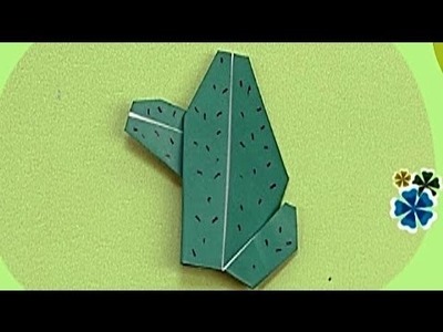 How to make a Paper Cactus (Tutorial) - Paper Friends 30 | Origami for Kids