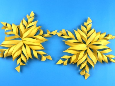 How to make an easy christmas star with paper - DIY Christmas Decor