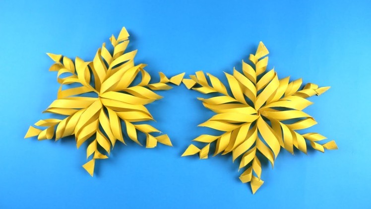 How to make an easy christmas star with paper - DIY Christmas Decor
