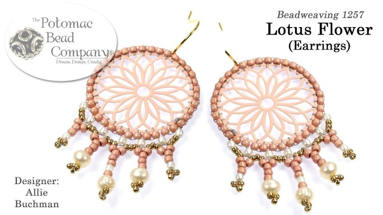 How to Make Lotus Flower Earrings