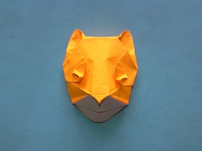 How to make Origami lion mask (michael g. lafosse)