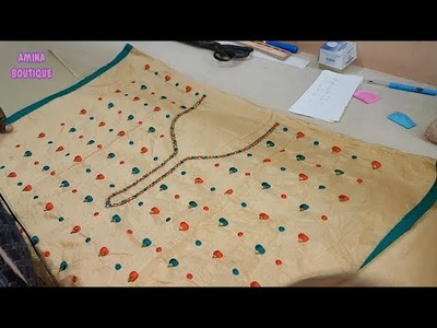 How to make Semi Stitched Suit and Lining Suit Cutting