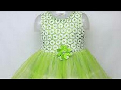 How to make umbrella baby frock with net and lining. Part-1