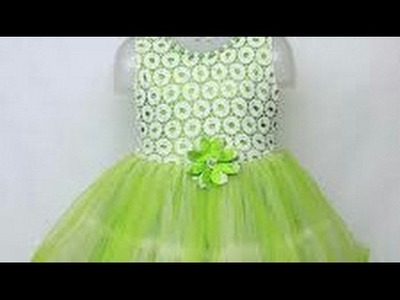 How to make umbrella baby frock net and lining.