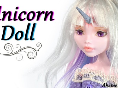 How to: Unicorn Doll. The last unicorn Lady Amalthea inspired Doll - Repaint Tutorial