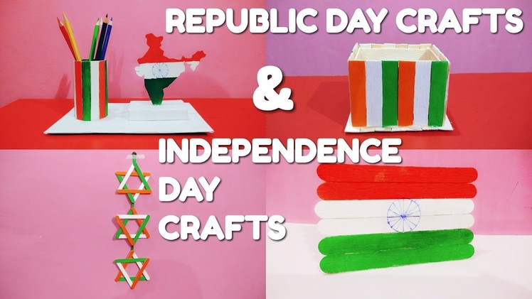 Indian Republic Day Crafts | Independence Day Crafts | Icecream stick crafts