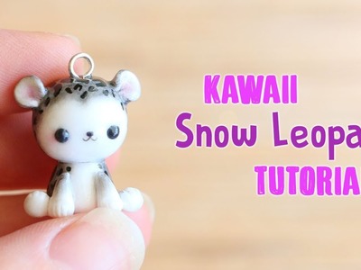 Kawaii Snow Leopard│Polymer Clay Tutorial