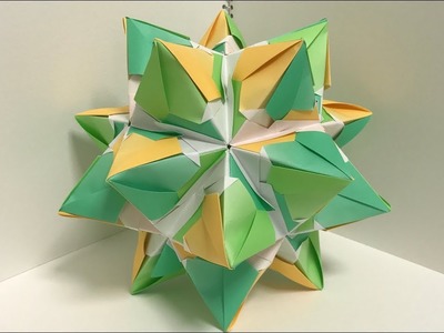 【Kusudama】Dakuraudo 8D 30 pieces【Modular Origami】66【だーくらうど8D】