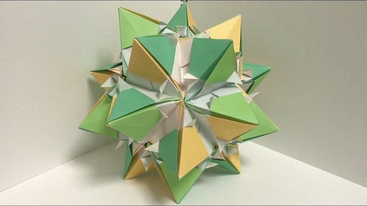 【Kusudama】Kuraudaku 1B 30 pieces【Modular Origami】83【くらうだーく1B】